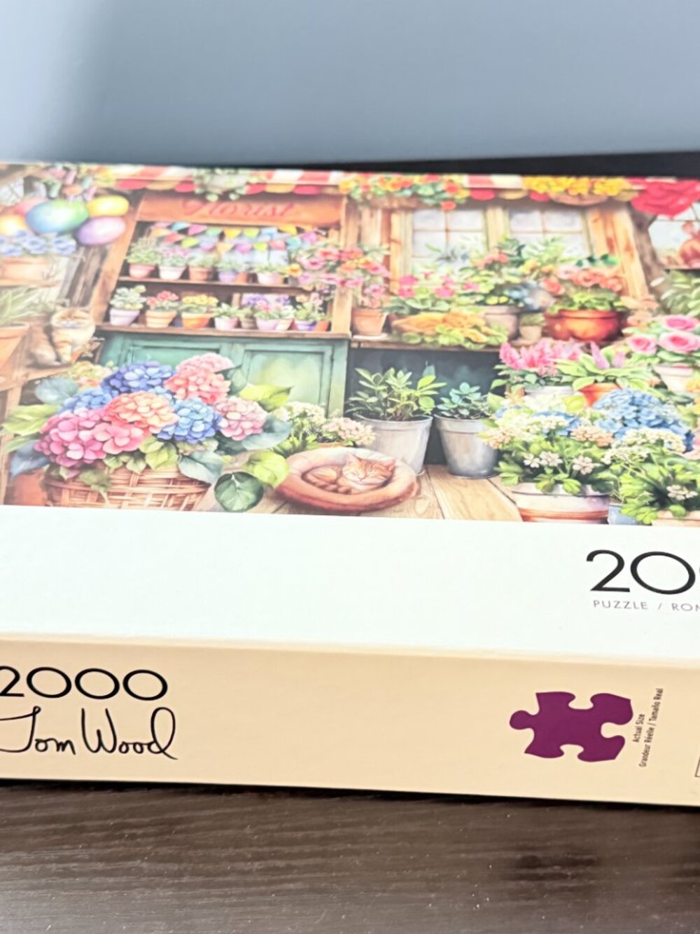 Buffalo Games--Tom Wood "The Flower Shop" 2000pc Jigsaw Puzzle--Used - Picture 7 of 7